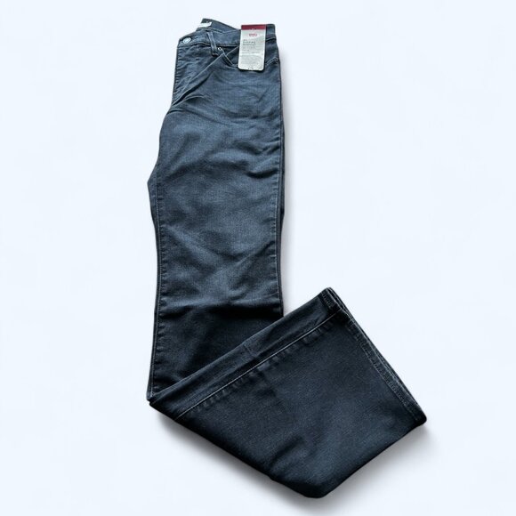 Levi's 315 Shaping Bootcut Women's Jeans Mid Rise Black Denim Size 8 W29 L32 - Picture 8 of 16